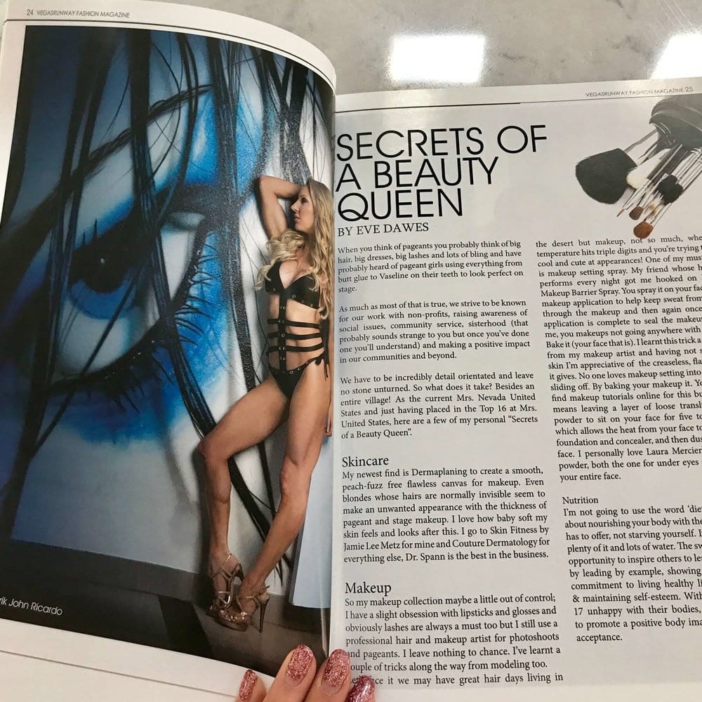 secrets beauty queen editorial