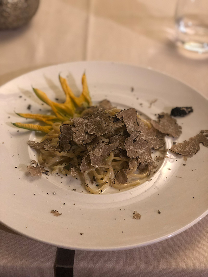 La Locanda di Pietracupa truffle pasta