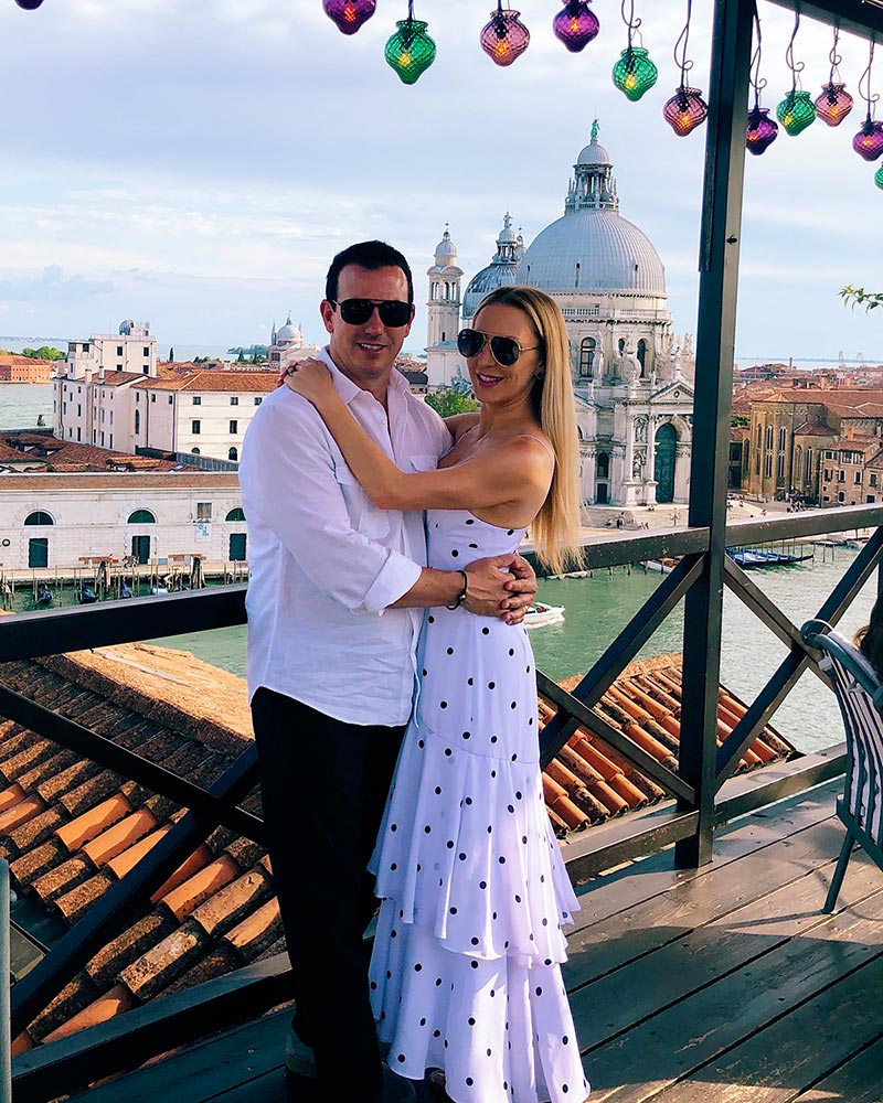 Palazzo Bauer hotel rooftop bar