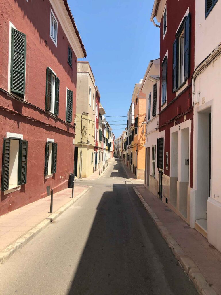 Menorca travel guide mahon street