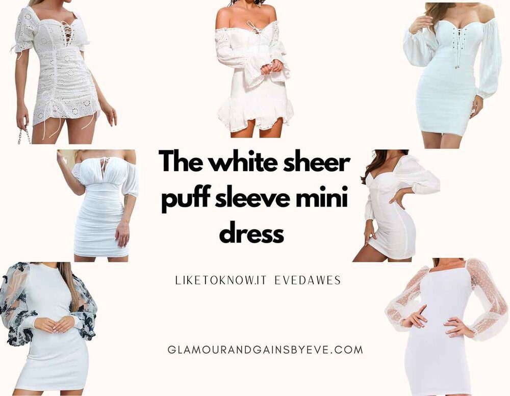 7 white bodycon dresses Too Hot to Handle Chloe Veitch
