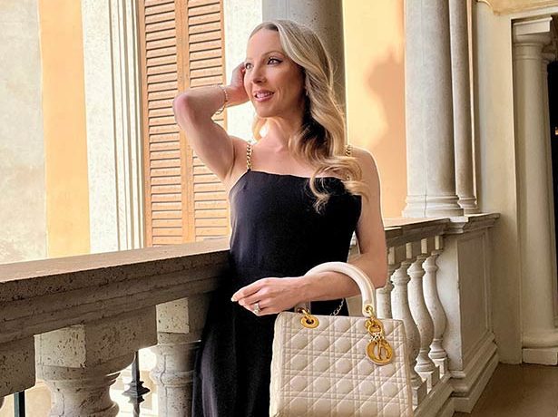 Amanda Uprichard dress Lady Dior bag medium fashion blogger Eve Dawes Vegas
