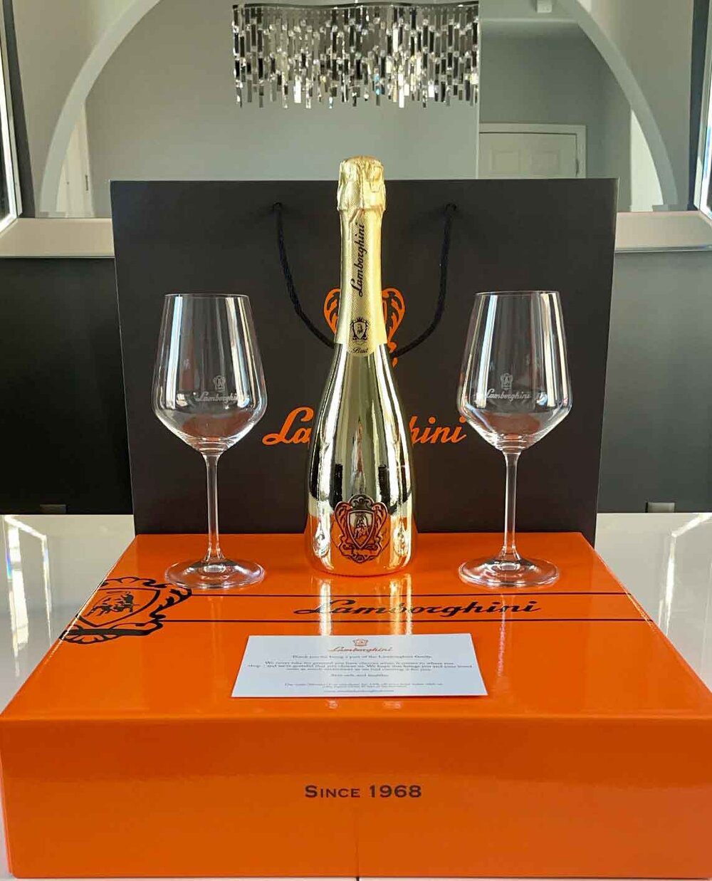 Wine By Lamborghini Oro Vino gift set luxury gifts luxury gifts for the woman who has everything