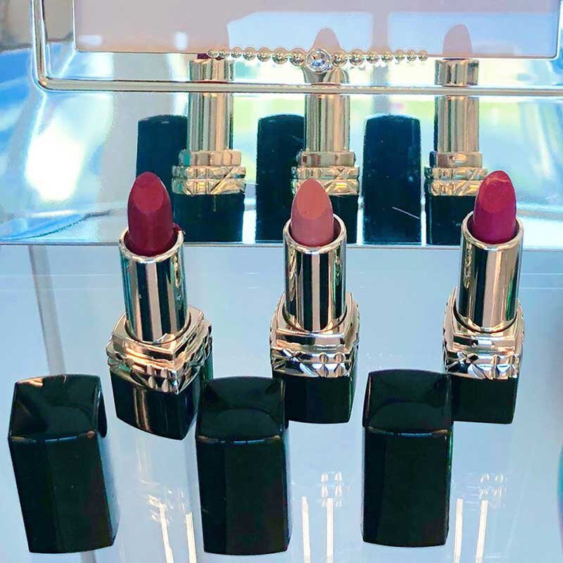 Mini lipstick trio red, pink, nude