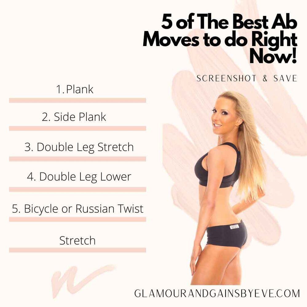 top 5 ab exercises Eve Dawes