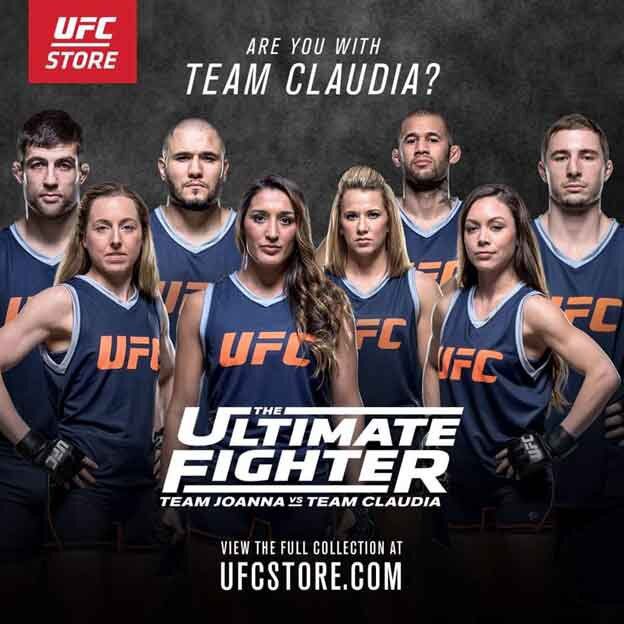 Ultimate Fighter UFC Team Claudia group
