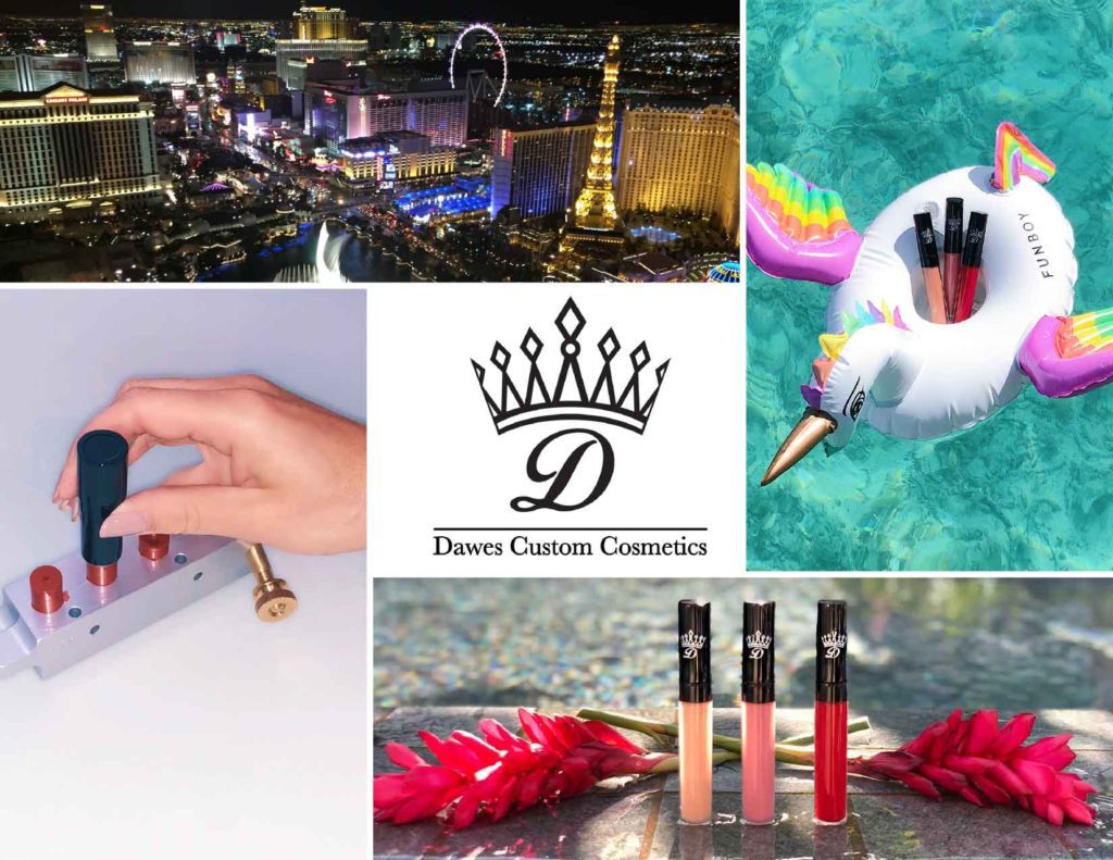 Custom lipstick Vegas Dawes Cosmetics