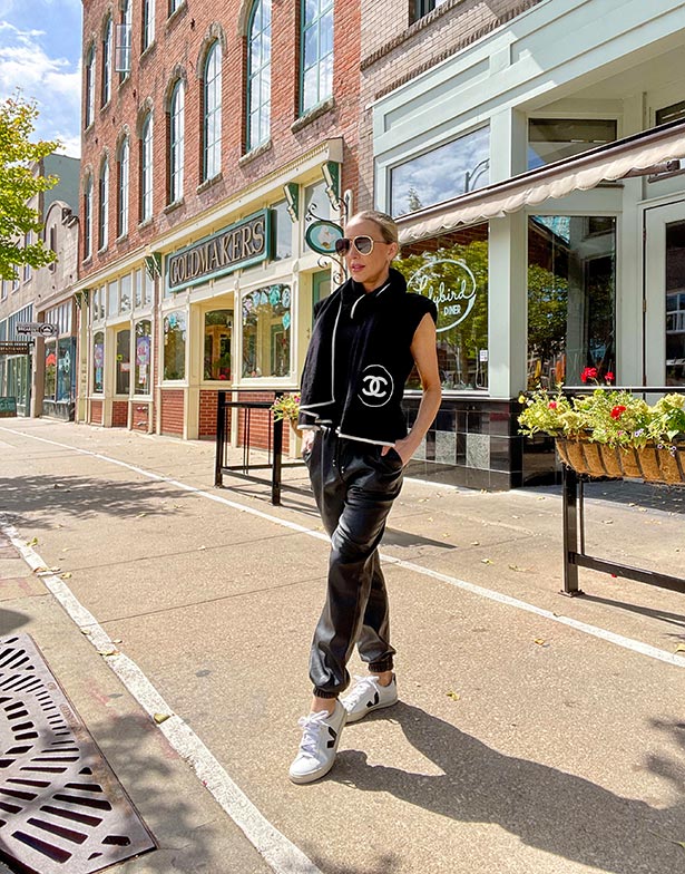 womens Veja Esplar sneakers white black leather fashion blogger street
