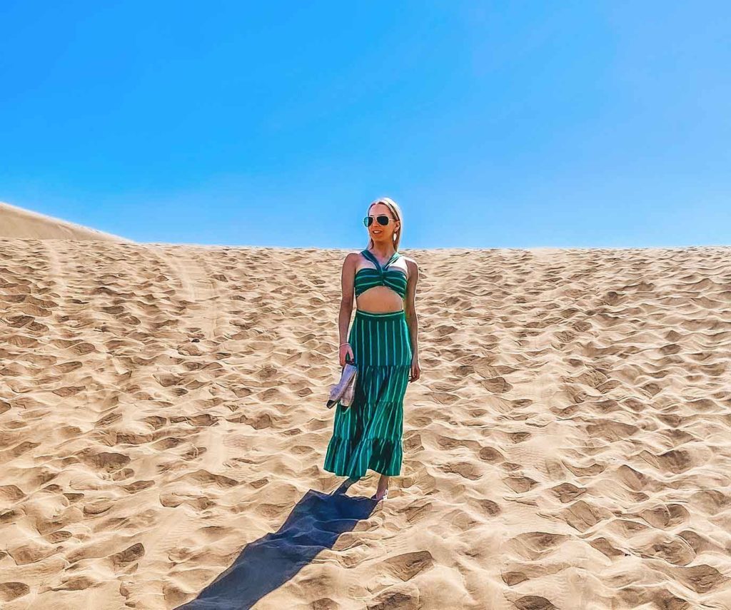 Vina del Mar chile sand dunes female travel blogger