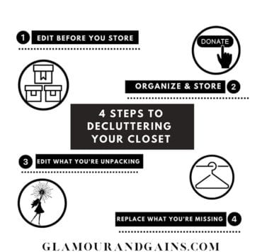 how declutter your wardrobe closet