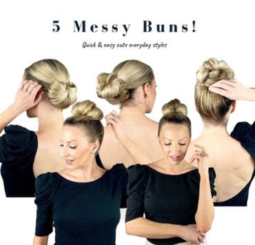 messy bun how tutorial quick easy up do hair