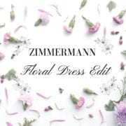 Zimmermann floral dresses womens summer fashion