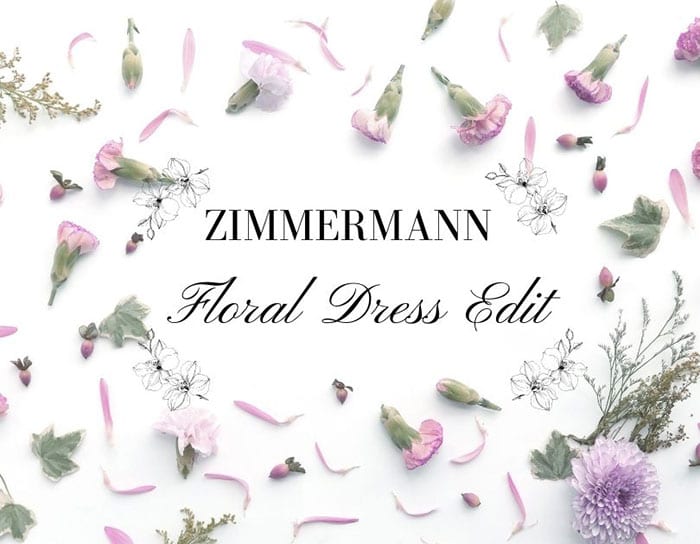 Zimmermann floral dresses womens summer fashion