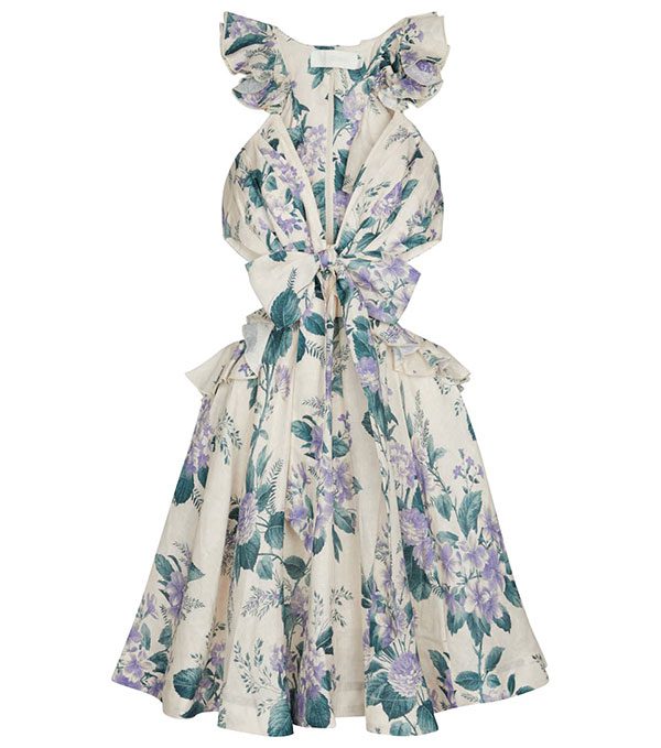 Summer wardrobe essential Zimmermann floral dress