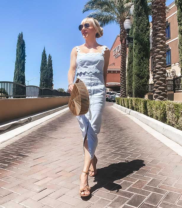 straw bag summer fashion blogger Glamour Gains