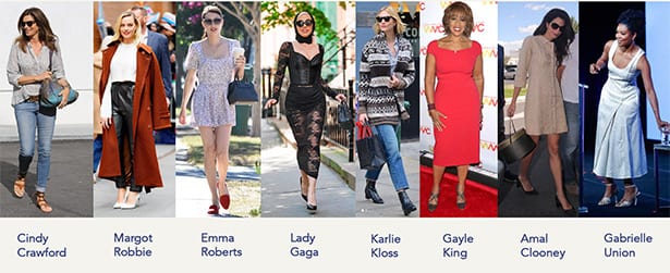 celebrities wearing Sarah flint shoes