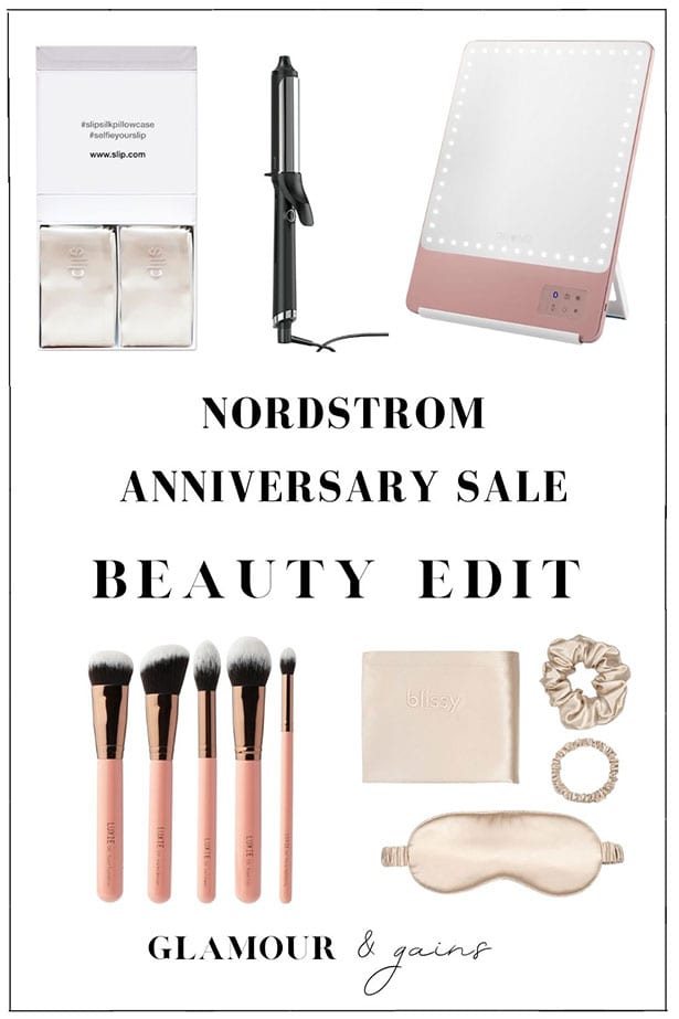 Nordstrom anniversary sale beauty blogger favorites glamour gains