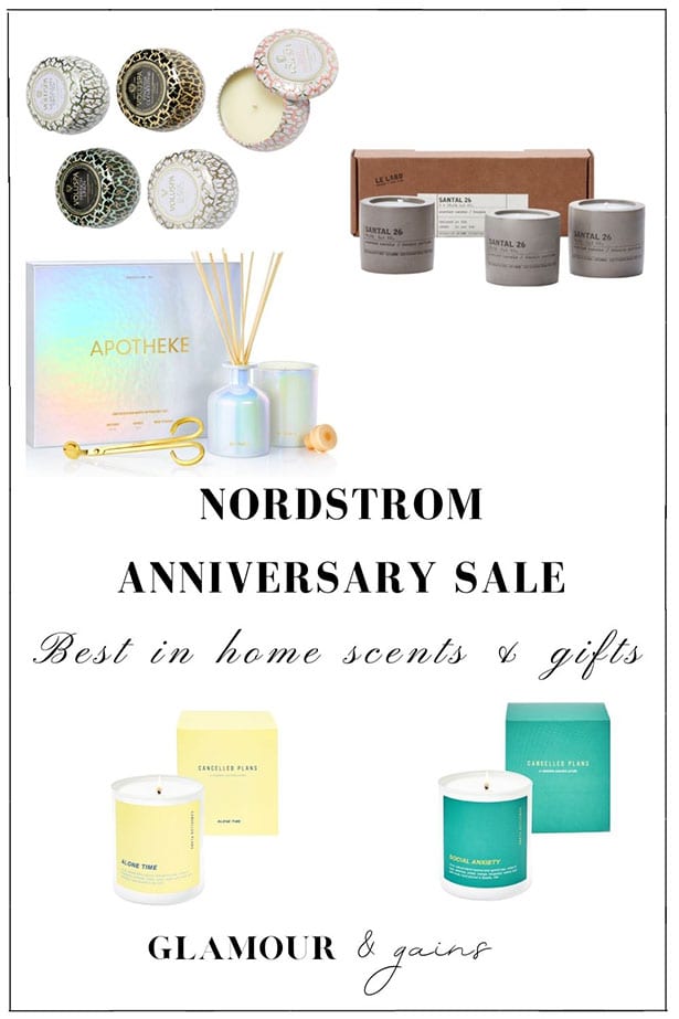 Nordstrom Anniversary sale 2023 home decor candles gifts
