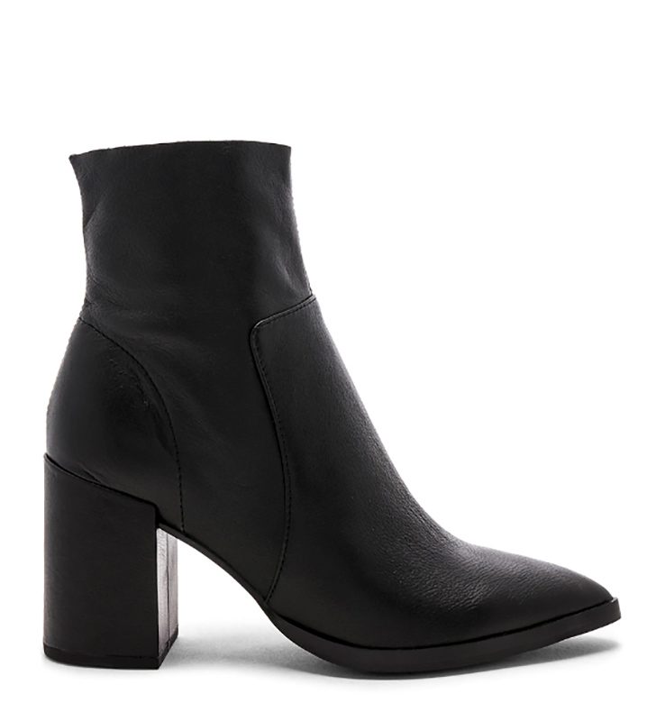 black heeled ankle boots womens