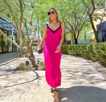 Fall trends 2021 womens fashion pink dress