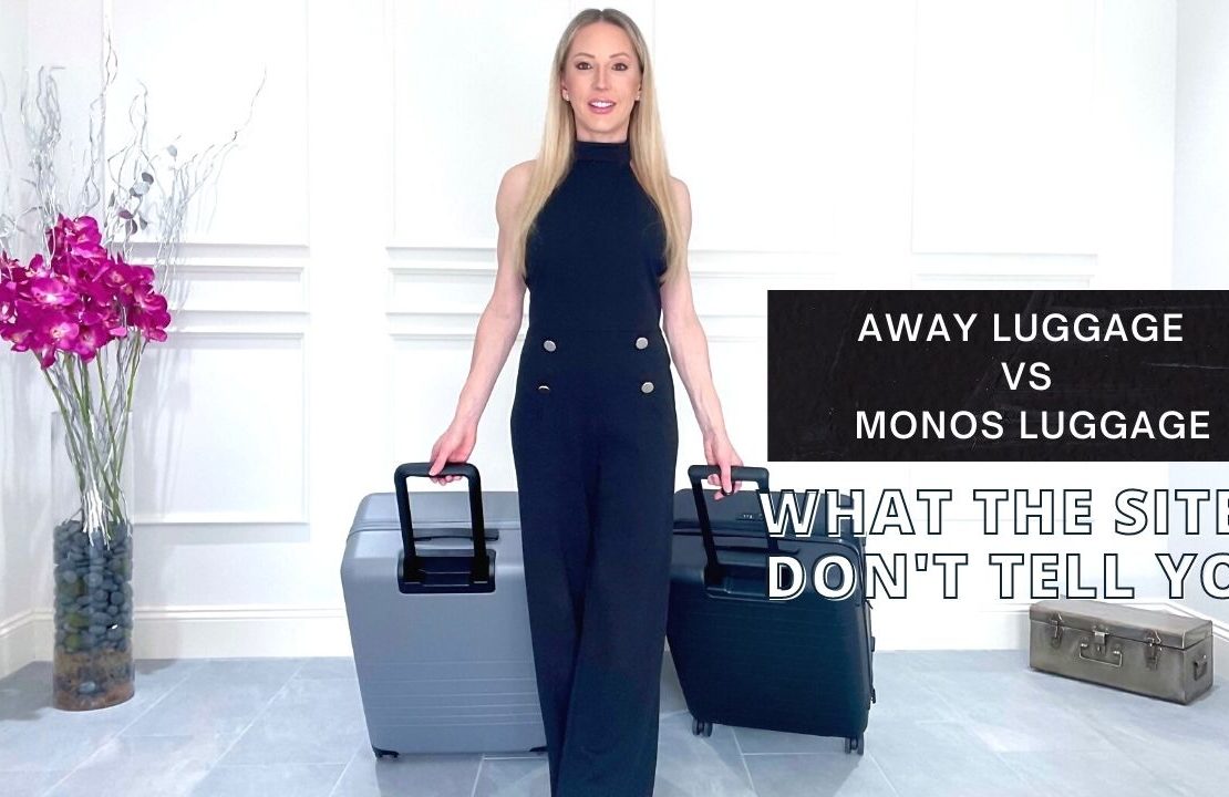Away luggage Monos cases review comparison travel blogger