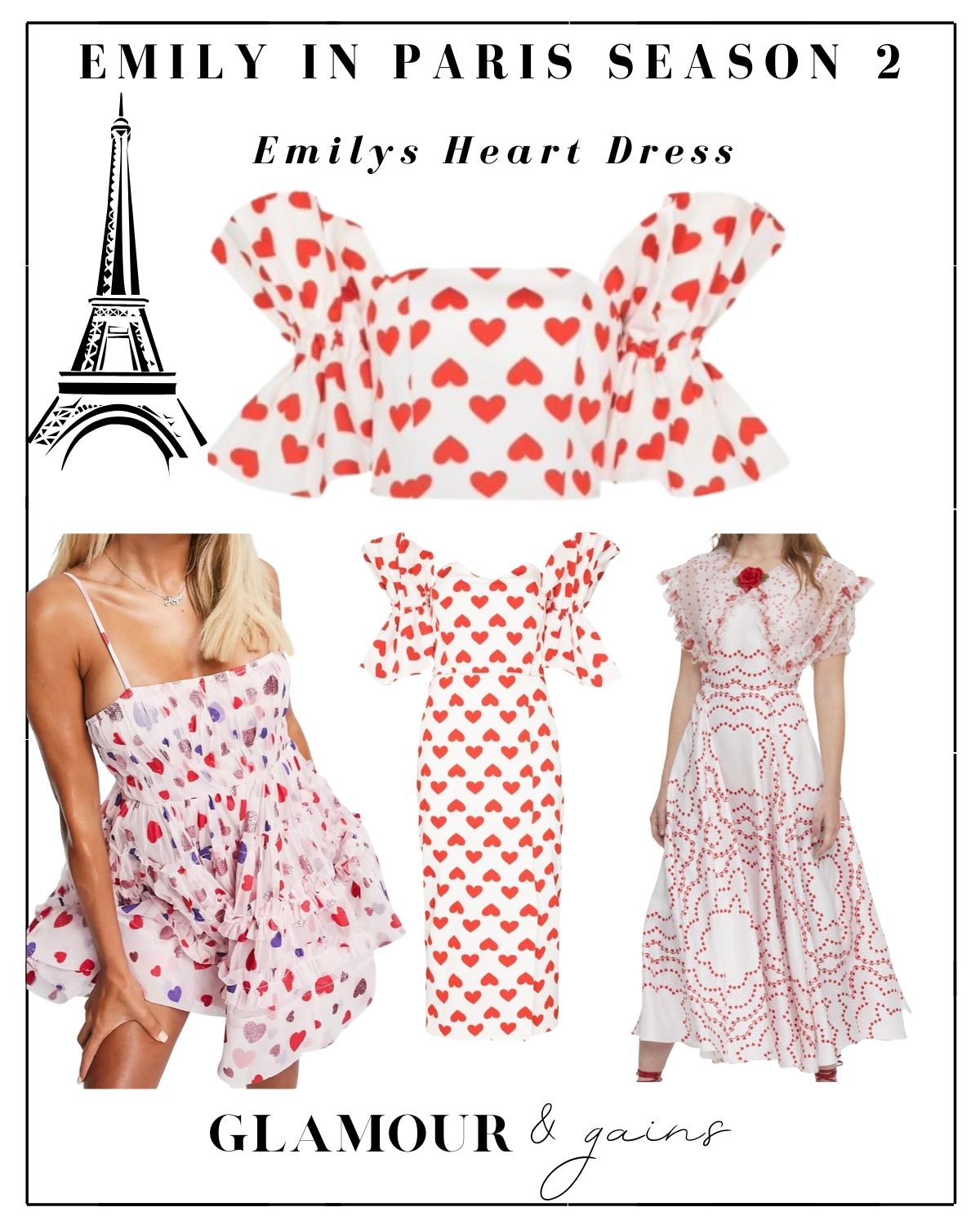 emily in paris heart dress