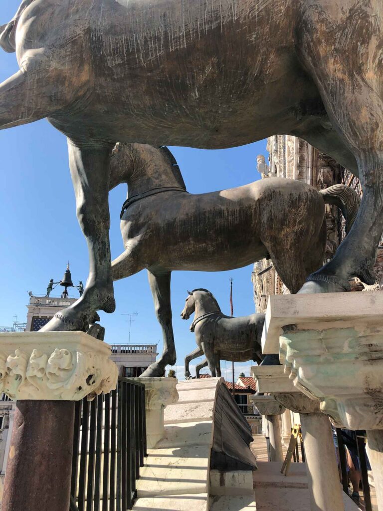 top venice attractions St Marks Basilica terrace bronze horses