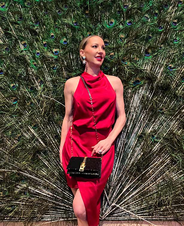 is fashionpass legit red satin dress fashion blogger review