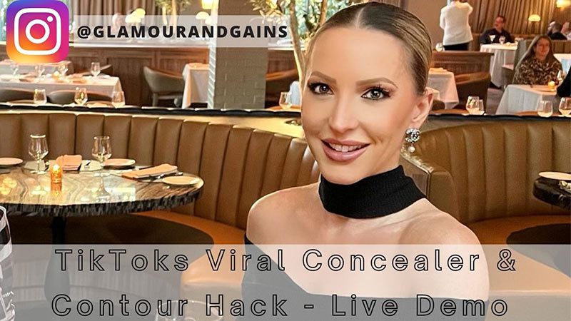 TikTok trends viral makeup hacks beauty blogger results