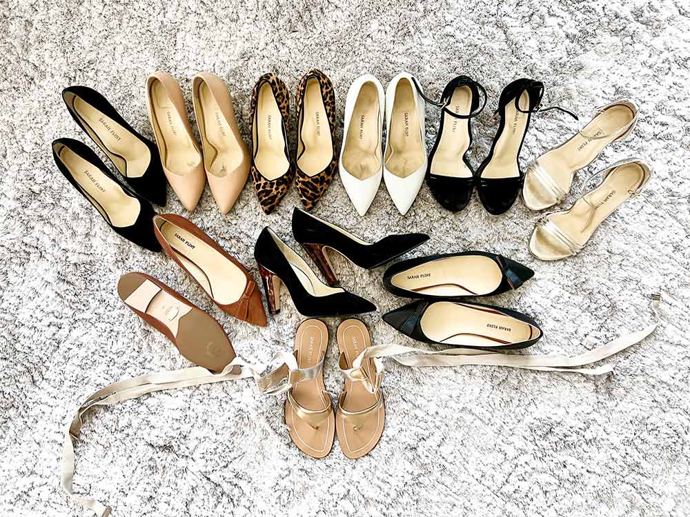 Sarah Flint shoe collection heels flats sandals