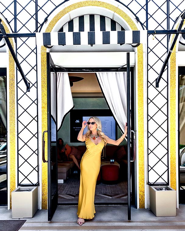 Bardot dress Revolve summer wedding guest dress yellow satin maxi