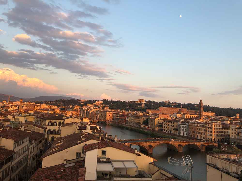 best sunset views florence rooftop bar