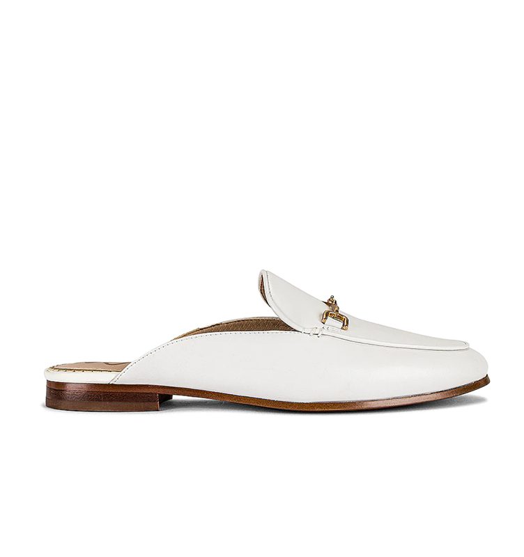 loafers womens white flat mules