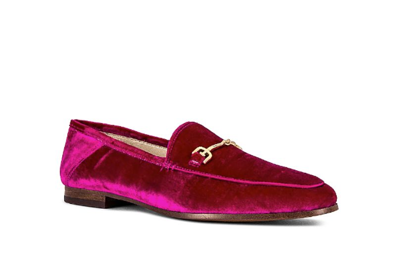 womens loafers in style 2023 pink velvet steve madden