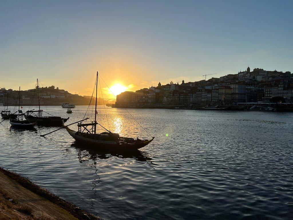 porto portugal best place sunset