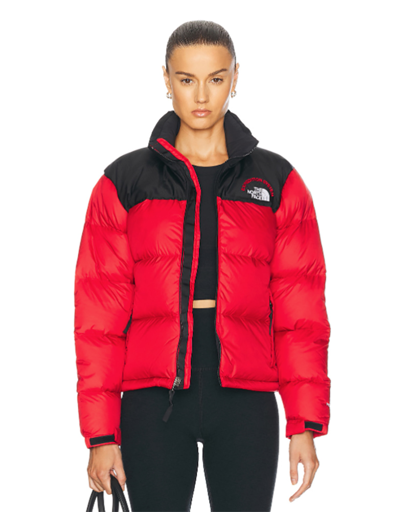 North Face Red puffer jacket