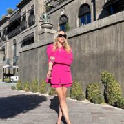 pink blazer womens fashion