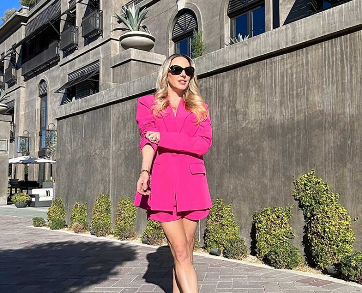 pink blazer shorts matching set womens fashion