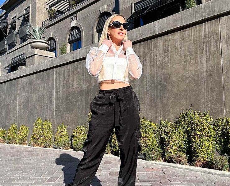 cargo pants womens black outfit classy