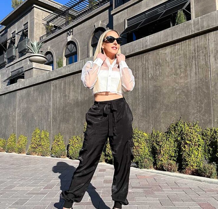 cargo pants womens black outfit classy