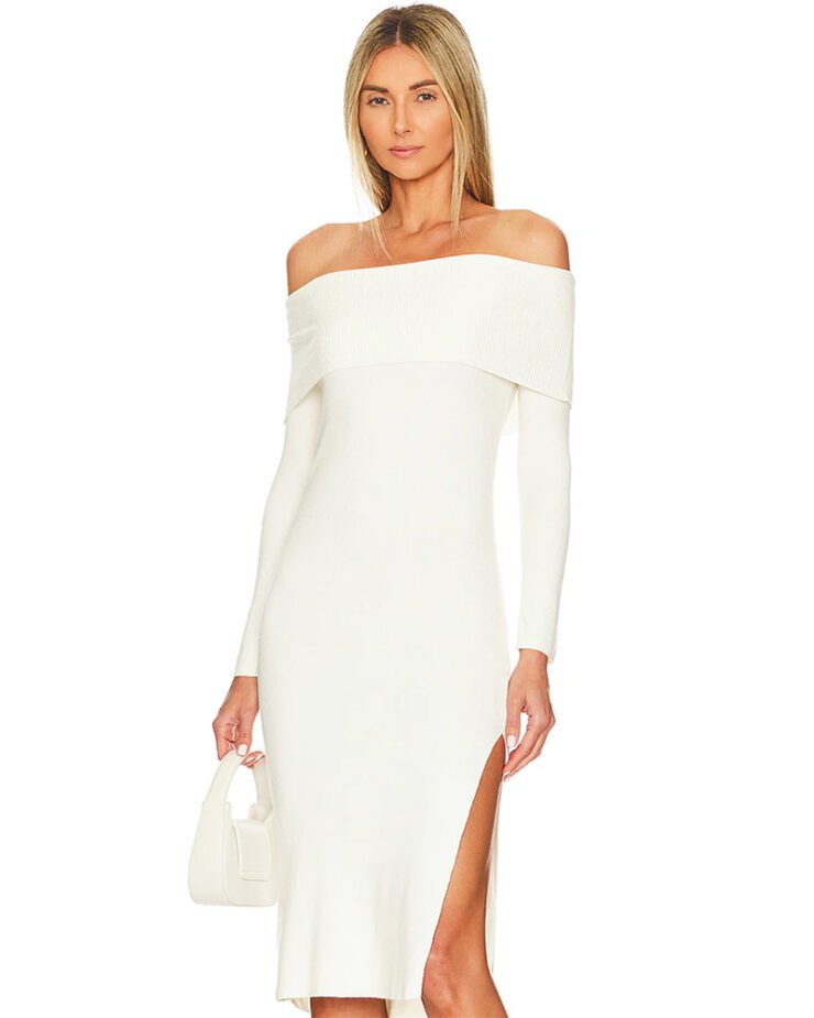 30 Best womens white sweater dresses for crisp Winter chic style