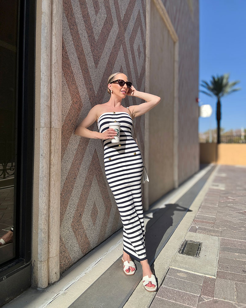 lacademie stripe maxi dress revolve