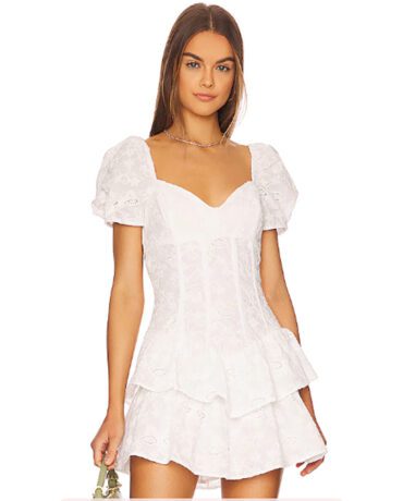 50 Prettiest White Eyelet & Lace Dresses 2023 - Glamour and Gains