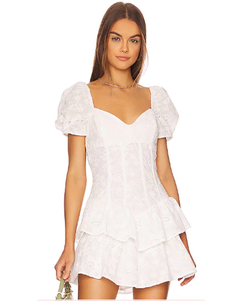 50 Prettiest broderie anglaise dress, eyelet & lace dresses 2024 ...