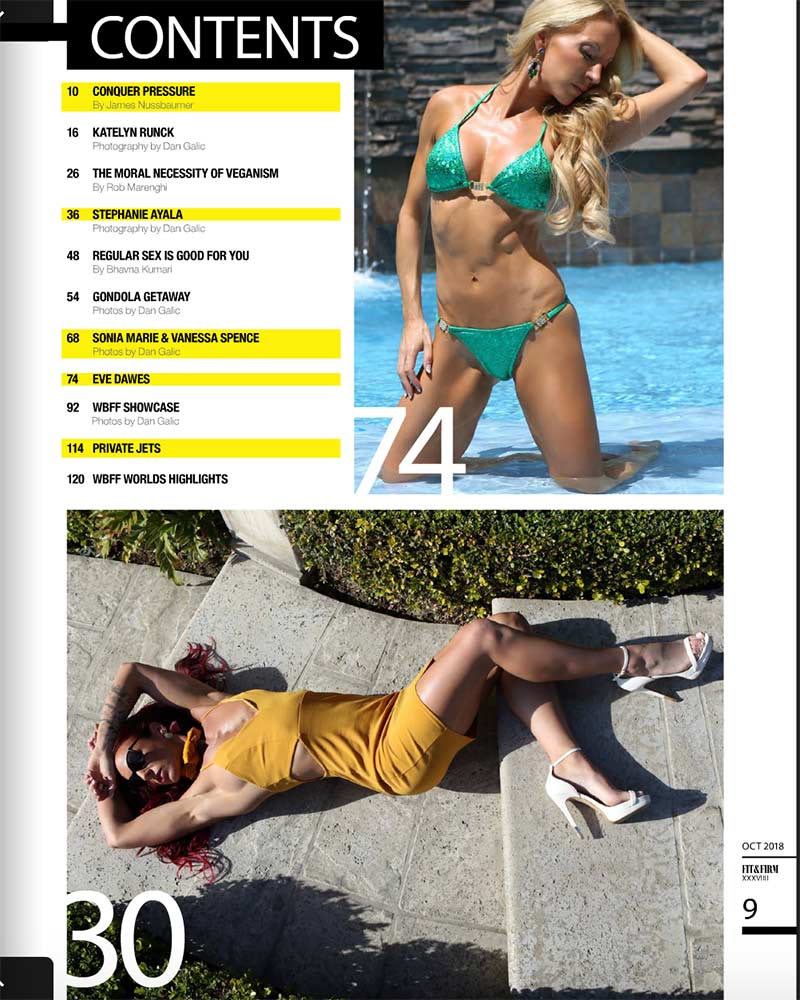 stylist portfolio magazine feature swimwear