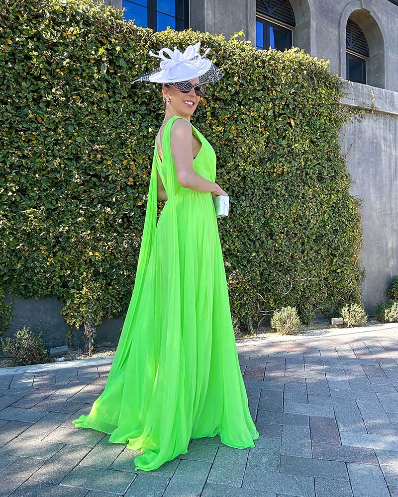 kentucky derby hats womens white fascinator elegant woman green maxi