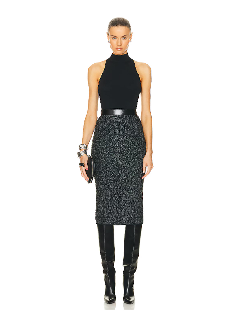 how style pencil skirt winter