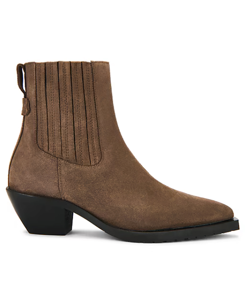 brown suede chelsea boots womens
