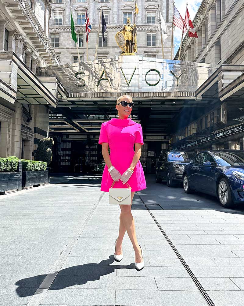mew mews dress pink mini fashion blogger london