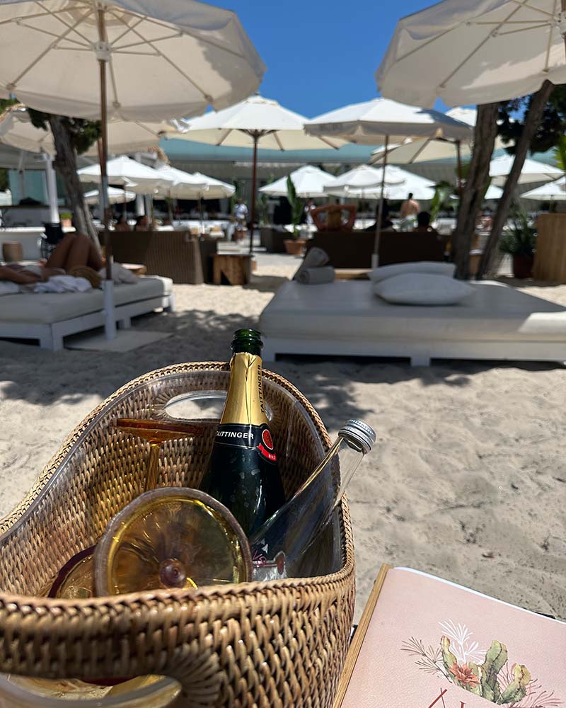 nikki beach drinks champagne taittinger